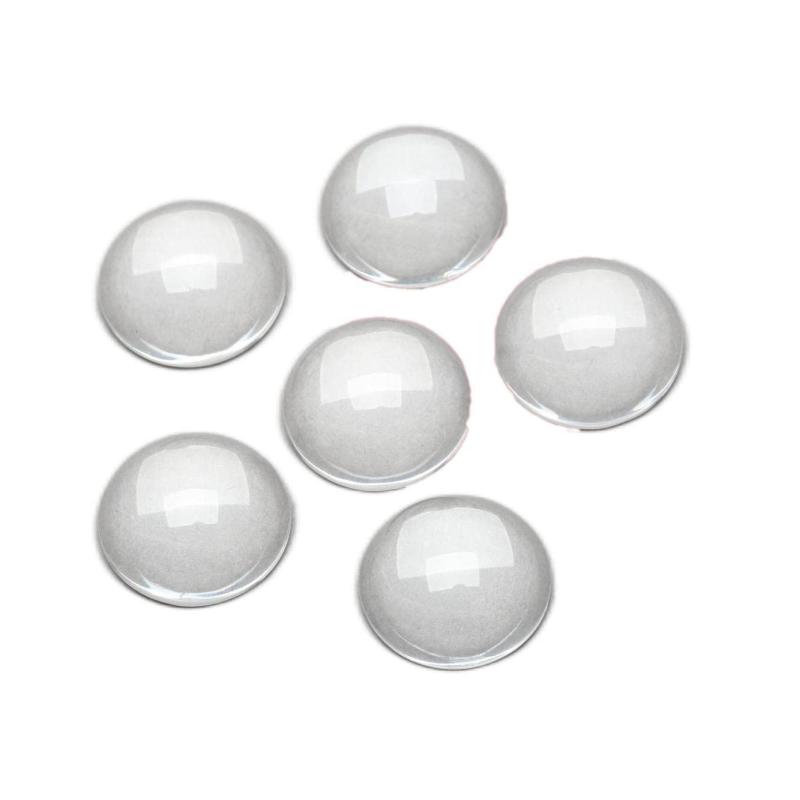 20個入りセット ペースター 半球ガラス クリア ガラスカボション 8mm 10mm 12mm 14mm 15mm 16mm 18mm 20mm 工芸品 ファッション ジュエリー用 DIY