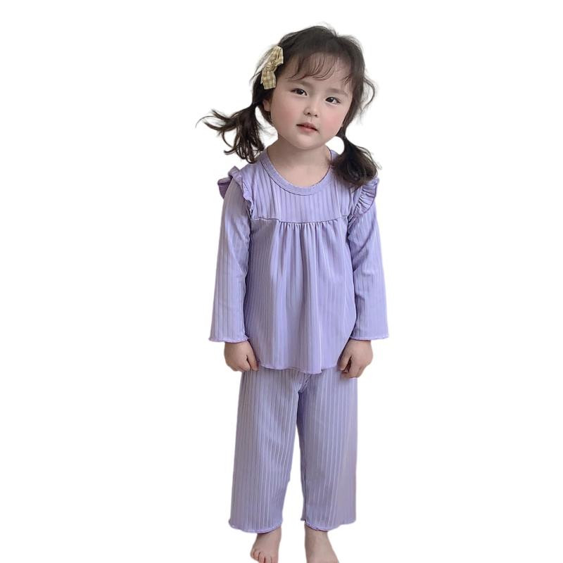 Rakuten - [LIANFOR] キッズ パジャマ 女の子 長袖 上下セット 子供服 部屋着 寝間着 ルームウェアトップス パンツ キッズ 可愛い パジャマ カジュアル 快適 肌触りが 春夏秋冬 80-150cm