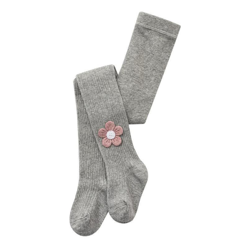 [Keaida] ガールズタイツ キッズタイツ 女の子 レギンス コツトンタイツ 子供 パンスト おしゃれ可愛い 花柄 キッズやれタイツ 美脚 秋服 冬服 保温 防寒 学生 通学（5色選び）