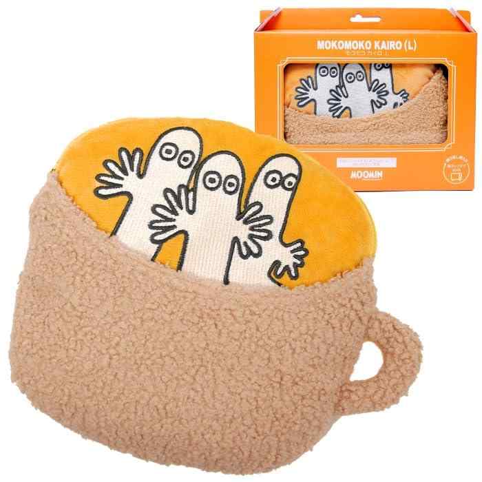 MOOMIN ムーミン モコモコカイロ Lサイズ レンジで温める エコ カイロ 繰り返し使える おなか用 保温 冷え対策の商品画像