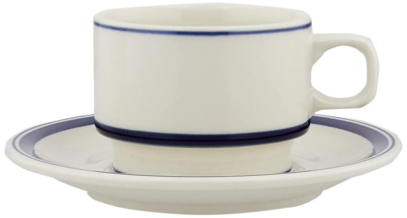 光洋陶器 カントリーサイド 高台 スタック コーヒーカップ&ソーサー