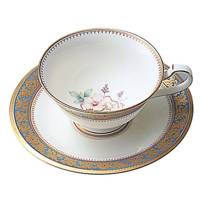 ノリタケ(Noritake) グランブロシェ カップ&amp;ソーサー