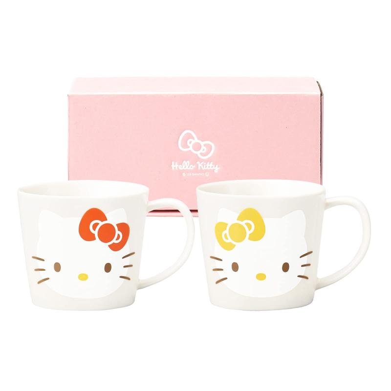 Rakuten - サンリオ (sanrio) 「 ハローキティ 」 マグカップ フェイス マグ m 約280ml ホワイトシスターズ 日本製