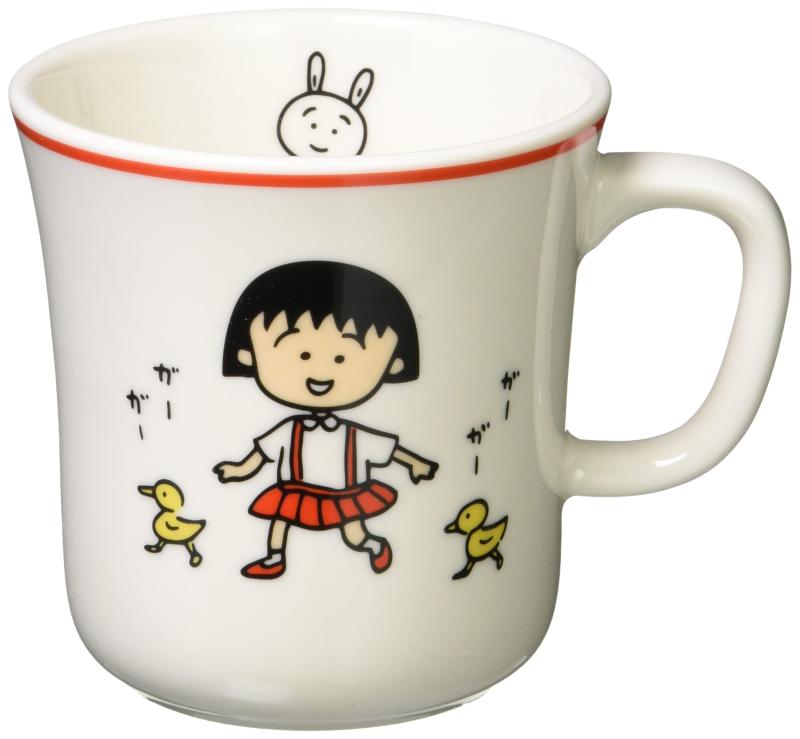 樂天商城 - 山加商店 ちびまる子ちゃん マグカップ 約300ml 35周年 記念 日本製 ホワイト