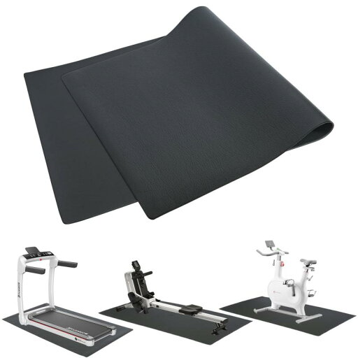 AKOZLIN ルームランナーマット 高密度PVC 厚さ6mm トレーニング・運動器具・懸垂器具・ランニングマシン・エアロバイク用 衝撃吸収 防振 防音 床面保護 傷防止滑り止め 収納便利 AKOZLIN ルームランナーマット 高密度PVC 厚さ6mm トレーニング・運動器具・懸垂器具・ランニングマシン・エアロバイク用 衝撃吸収 防振 防音 床面保護 傷防止滑り止め 収納便利