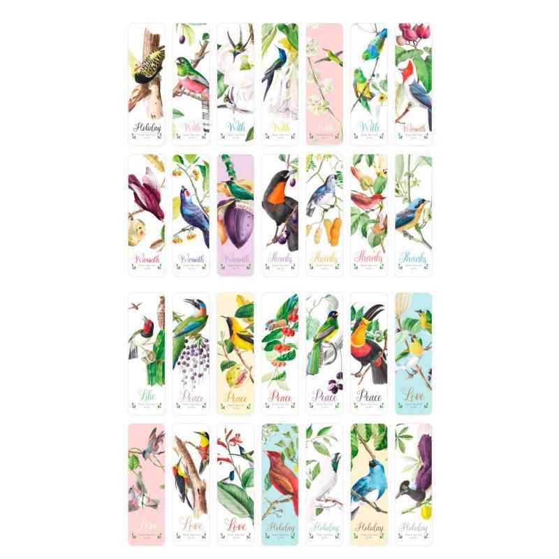 miatipi しおり ブックマーク かわいい 綺麗 28枚 ブックマーカー しおりセット