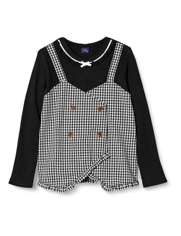樂天商城 - [クレセント] チュニック レオヤードTシャツ ガールズ