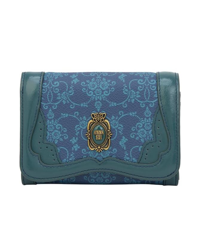 ANNA SUI(アナスイ) リーブル 二つ折り財布 財布 札入れ カード入れ付き レディース 317881