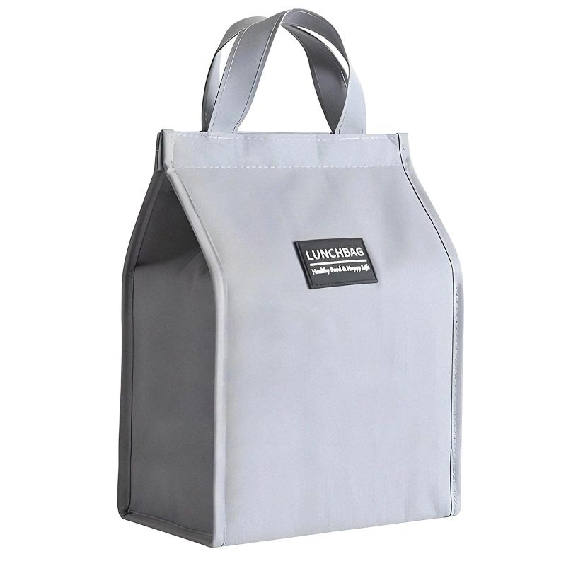 NautoUS ランチバッグ 防水保存食袋 保温弁当袋 厚手のアルミ箔大きめの弁当袋通勤学生手の氷袋 アイス..