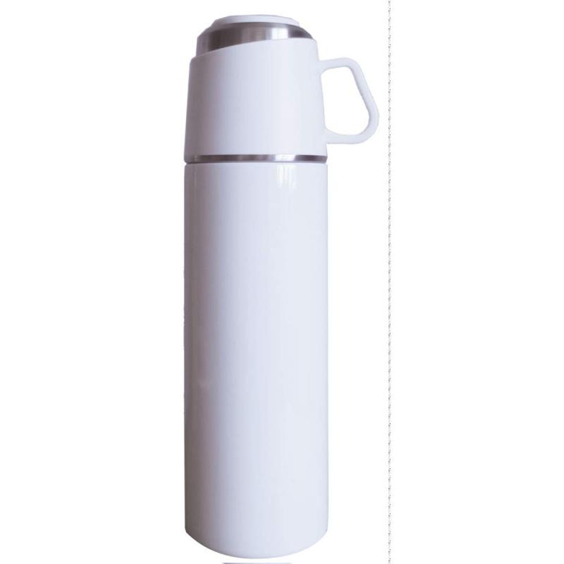 ROCCO ロッコ ワンプッシュアンドコップ ボトル 500ml ステンレスボトル コップ付...