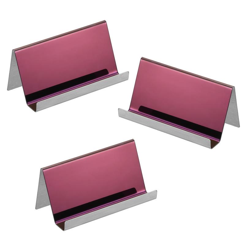 PATIKIL デスク用名刺ホルダー 3個入