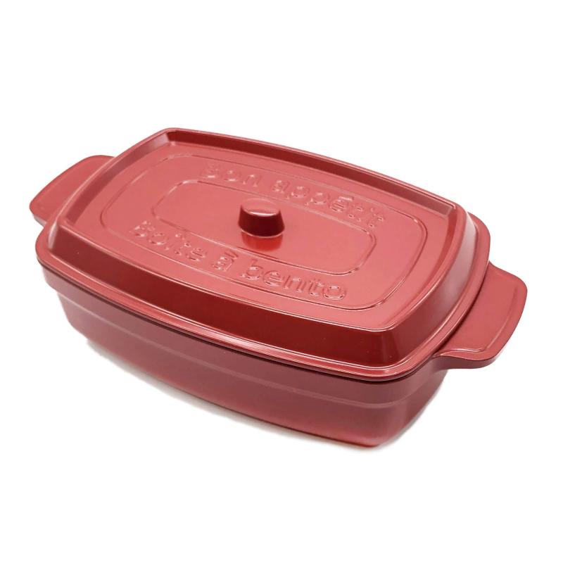 Rakuten - 竹中(Takenaka) 日本製お弁当箱 ココポット レクタングル レッド 600ml T-76408