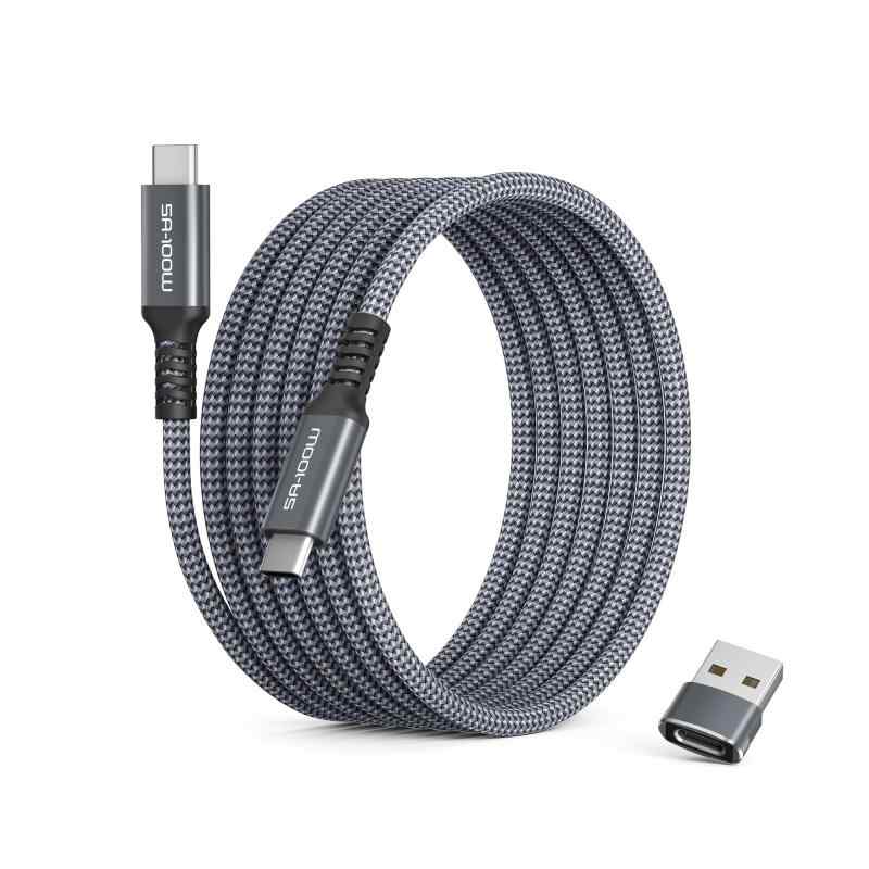 Basesailor USB Type C to タイプ C 100W ケーブル と USB アダプター、PD 充電コード 急速充電 ケーブル