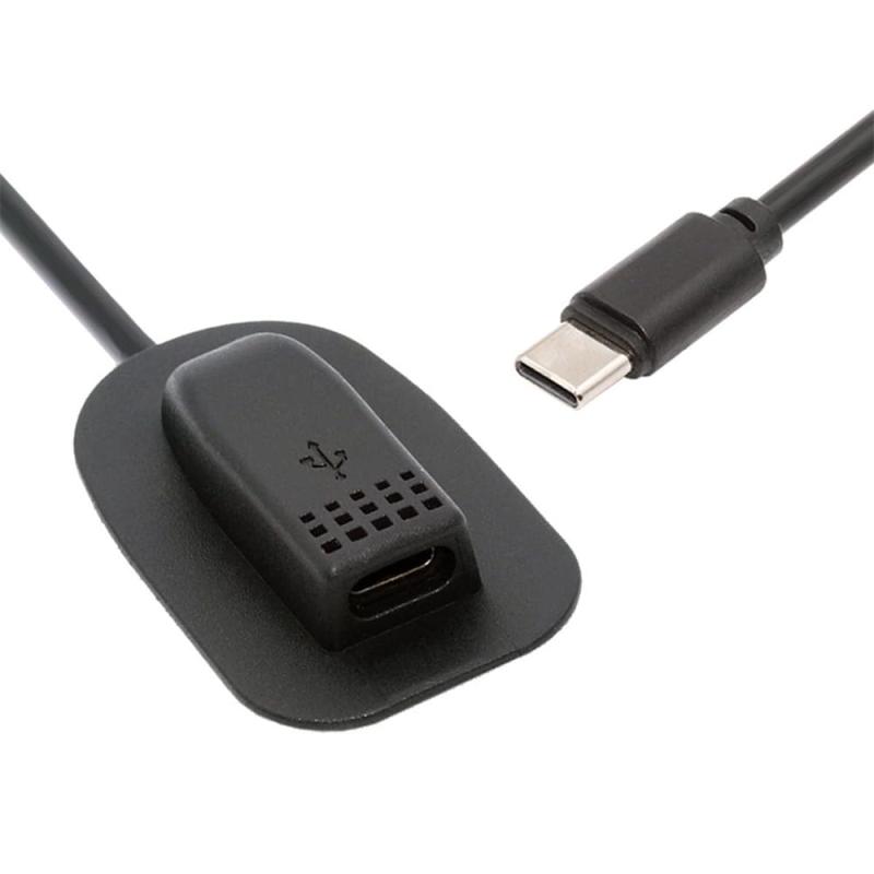 楽天stellarshopxiwai 実用的 65W USB-C バックパック 充電ケーブル USB2.0 Type-C オス - メス 延長コード バックパック クロスボディ 便利 アウトドア 旅行 キャンプ 外付け 0.6M