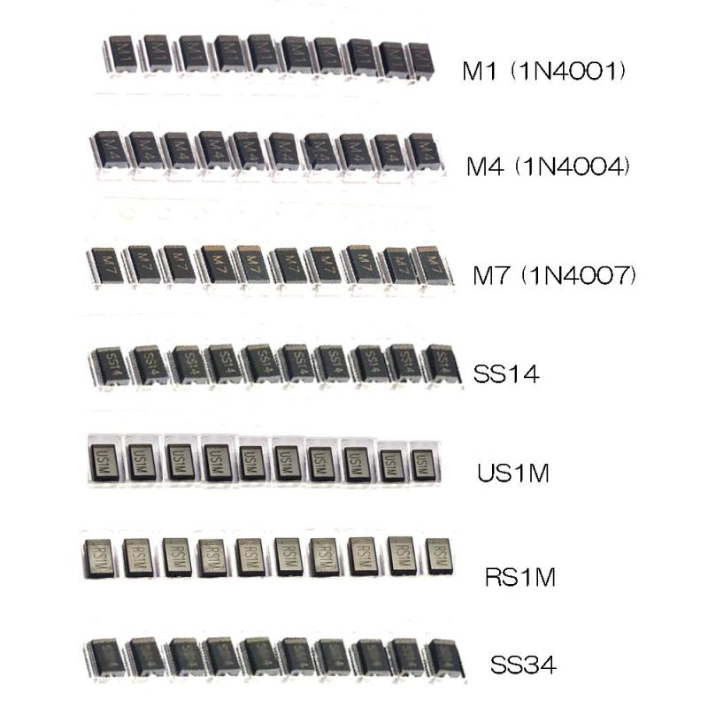 stellarshop㤨zmart SMD 7 70 M1 (1N4001 / M4 (1N4004 / M7 (1N4007/ SS14 US1M RS1M SS34פβǤʤ1,332ߤˤʤޤ