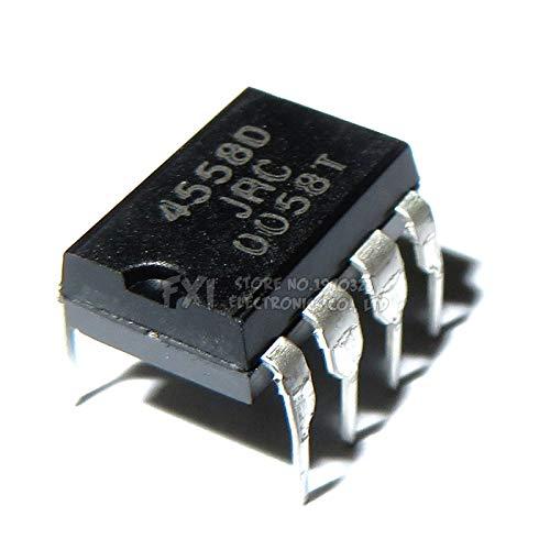 20 個 NJM4558D DIP8 NJM4558 DIP JRC4558D JRC4558 デュアルオペアンプ新オリジナル