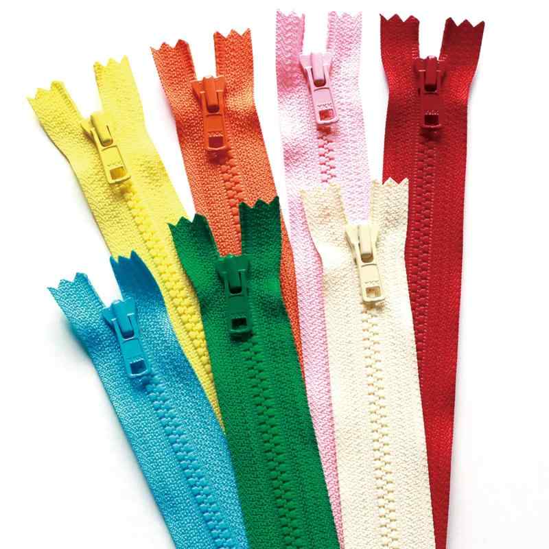 Rakuten - Y.K.K. ポーチ用ビスロンファスナー 7色入 20cm ポップカラー 4VC20-7MIX