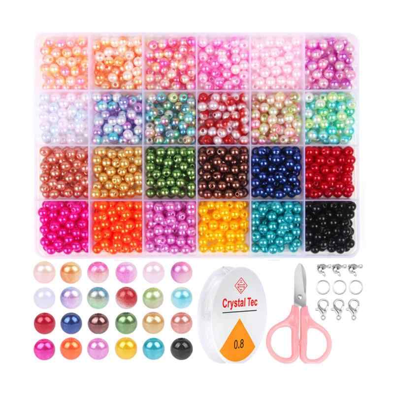 ビーズ パール 6mm 24色 混色 960個セット アイロンビーズ 用 手芸 材料 DIY ハンドメイド アクセサリー 作り キット (工具 ハサミ ゴム紐 カフ付属) レジン ビーズ 工作 子供 知育 大容量 多色【大容量24色セット】 6mmサイズのパールカラーレジンビーズを24色、合計960個収録。豊富なカラーと数により、様々なデザインの作品を長く、自由に作り続けることができます。【工具付き完成キット】 作品作りに必要な基本工具として、ビーズカット用ハサミ、アクセサリー用透明ゴム紐、留め具のロブスターカフを10個同梱。追加購入なしですぐに制作を始められます。 ﻿【アイロンビーズ対応】 アイロンプレートと組み合わせて、定番の平面アイロンビーズアートを作成可能。パール調の上品なツヤが、温かみのある独特な作品仕上がりを実現します。 ﻿【アクセサリー制作に】 同梱のゴム紐とカフを使用すれば、オリジナルのブレスレット、ネックレス、キーホルダーなどが簡単に手作りできます。自分用はもちろん、プレゼントにも最適です。 ﻿【創造力と集中力を育む】 色を選び、並べ、形を作る工程は、お子様の色彩感覚、創造性、そして集中力を楽しく育むのに役立ちます。家族で楽しめるハンドメイドキットです。