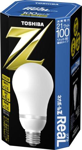 樂天商城 - TOSHIBA ネオボールZリアル A形 100ワットタイプ 昼光色 EFA25ED/21-R