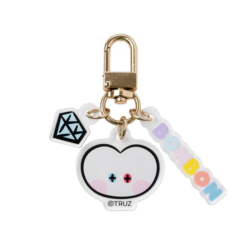 ソロモン商事 TRUZ minini アクリルキーリング ACRYLIC KEYRING アクリルキーリング アクリルキーホルダー アクキー チャーム キャラクター