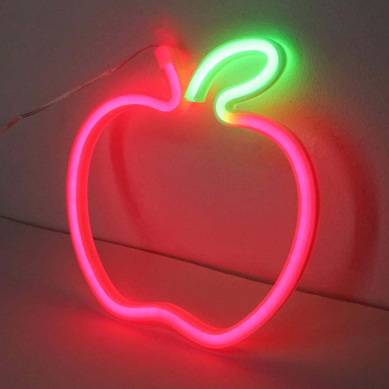 ENUOLI ネオンサイン、果物、かわいい、LEDネオンサイン、壁掛け、取付簡単、屋内、インテリア、 ...