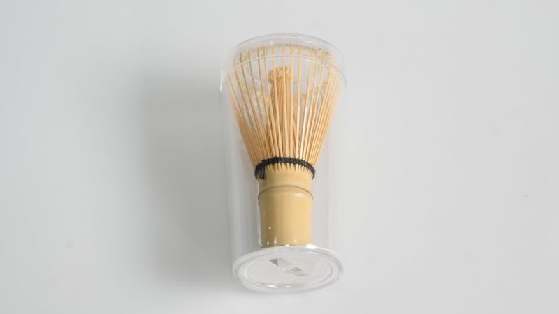 山本竹細工屋 （YAMAMOTOTAKIZAYIKUYA) 日本製 茶道具 ミニ茶筅 (茶せん) 白竹 野点