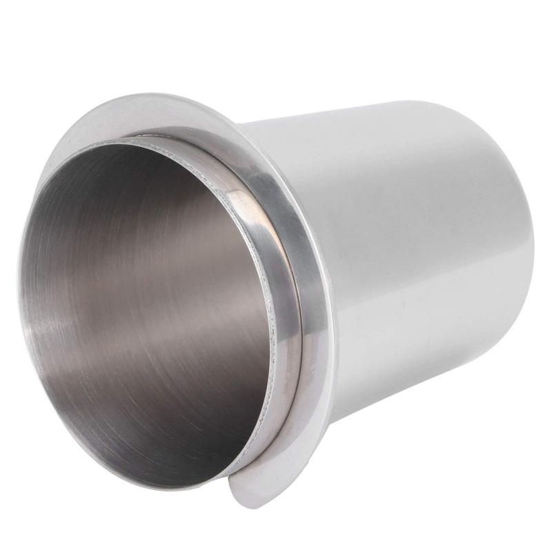 Rakuten - エスプレッソ ドージング カップ 51mm 51mm ドージング カップ ステンレススチール シルバー 51mm ステンレススチール コーヒー マシン ハンドル ドージング カップ マグ コーヒー パウダー フ