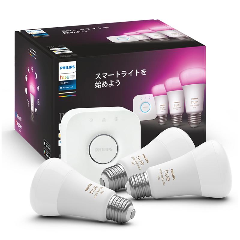 フィリップスヒュー(Philips Hue) Bulb スターターセット