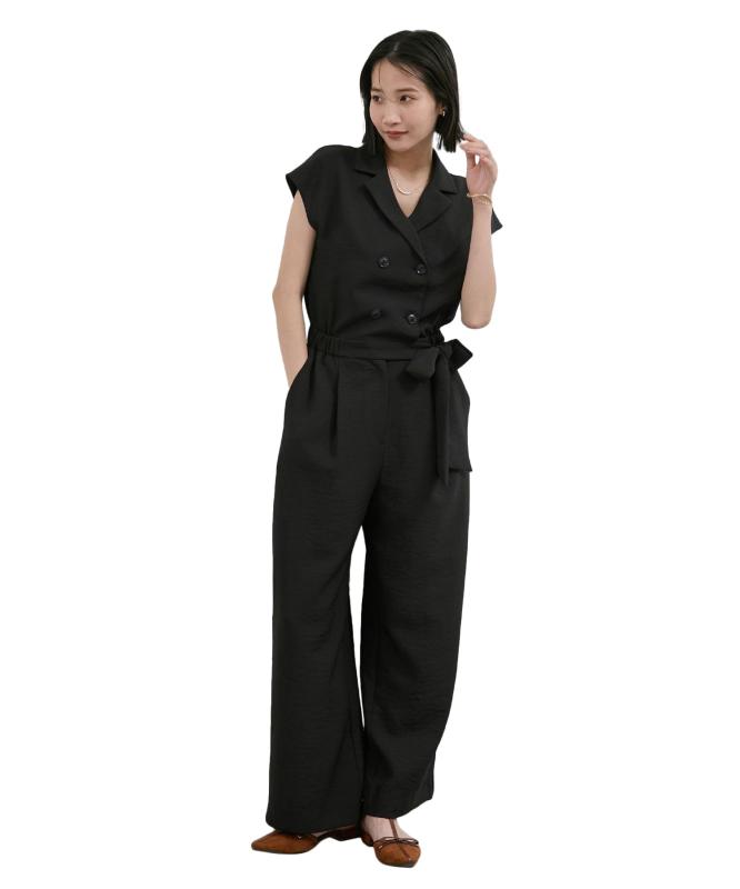 [ビス] エアタン加工リラックスロンパース ブラック(01) F stellarshop-10193807 stellarshop パッケージ画像