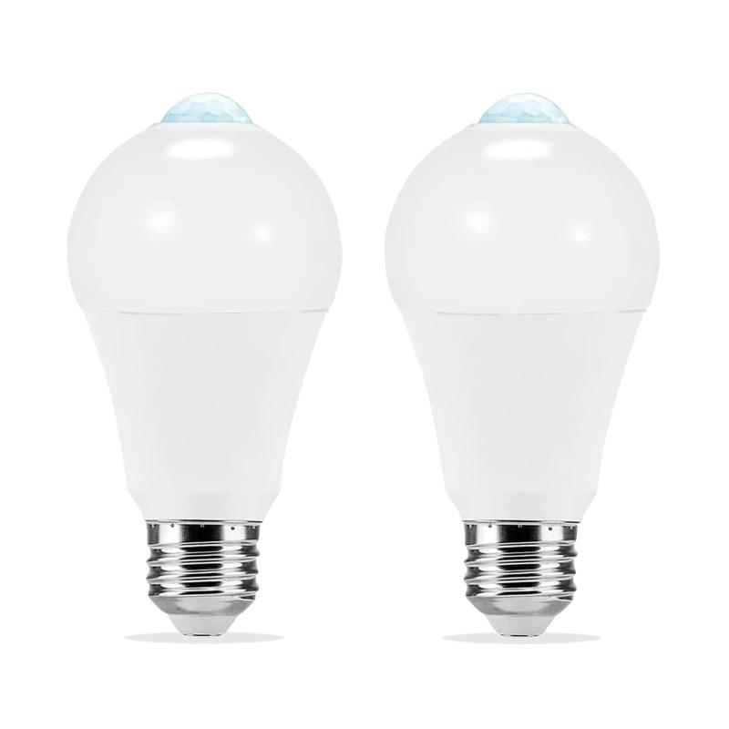 ZSSXOLED E26 LED人感センサー 電球 7W 600LM E26口金 赤外線センサーライト LED電球 60W形相当 自動点灯/消灯 明るい 消し忘れ防止 節電 省エネ 防犯 玄関 階段 廊下 洗面所 室内（2個セット）
