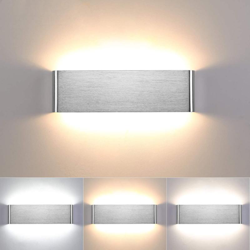 Etelux LED ブラケットライト ウォールライト 屋内用led壁面ライト壁掛けライト 壁付け照明 玄関ライト ポーチライト 室内照明 3色調光可能 おしゃれ 北欧式 寝室ライト アルミニウム リビング