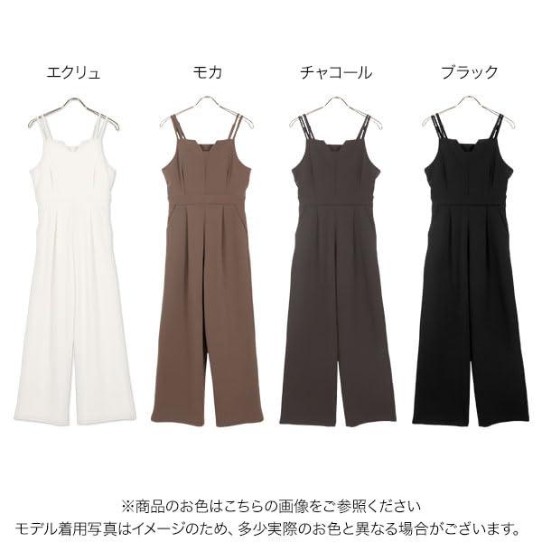 [神戸レタス] ストレッチ キャミオールインワン レディース アイロン不要 細見え ...