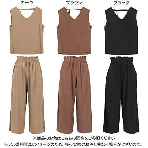 KOBE LETTUCE 神戸レタス ノースリーブ トップス × ワイドパンツ セットアップ [E2...