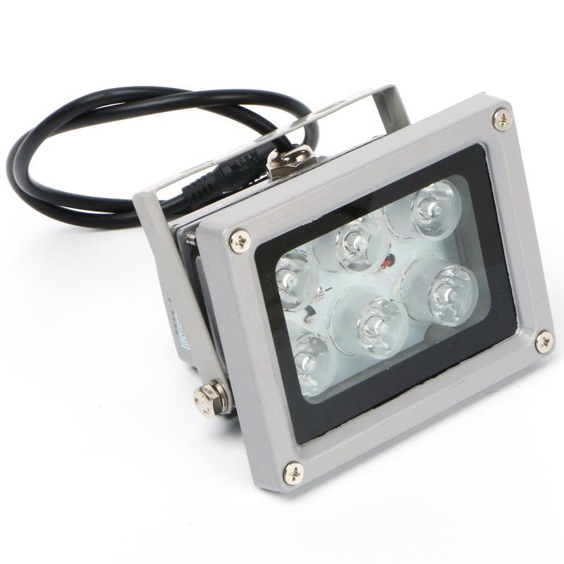 樂天商城 - [EnergyPower] 赤外線ライト YS-2106IR 赤外線照射距離40～50メートル 重量0.6kg ワイド照射角 業務用赤外線投光器 IP66防水防塵 堅牢で軽量なアルミ合金製 明るさセンサー搭載で暗くなると自動点灯