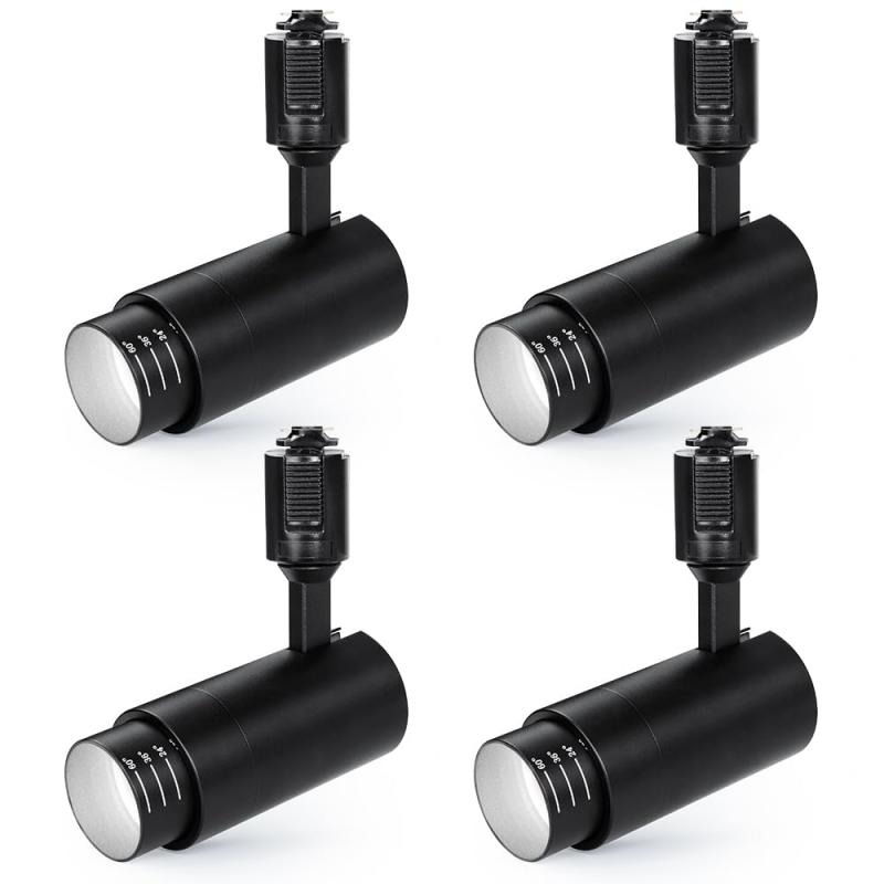樂天商城 - SPAHER ダクトレール用スポットライト LED 照明 ビーム角調節タイプ ライティングレール 100W相当 角度調節可能 植物育成ライト LED一体型 取付け簡単 電球不要 照明器具 明るい おしゃれ 玄関
