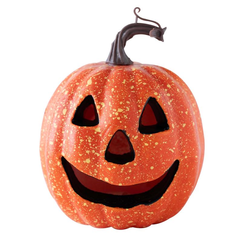 大阪長生堂 ハロウィン 飾り かぼちゃ ランプ ハロウィン飾り 高さ15cm おもしろハンカチ特典付き 縦型