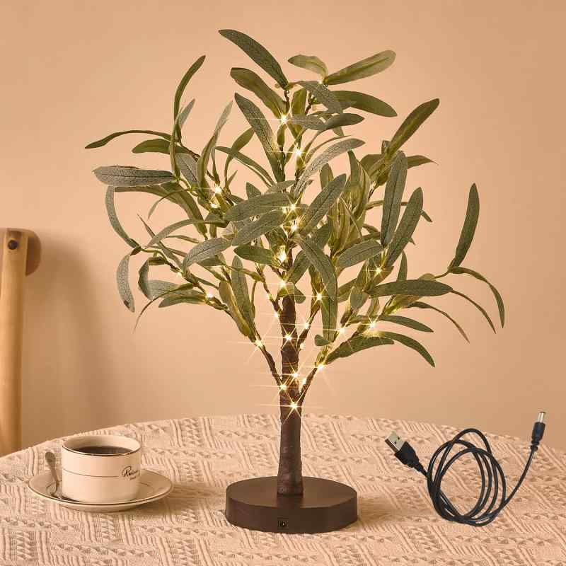 Hairui LED ライト イルミネーション ブランチツリー 卓上 電池式 usb かすみ草 フェイクグリーン 造花 おしゃれ 結婚式 クリスマス