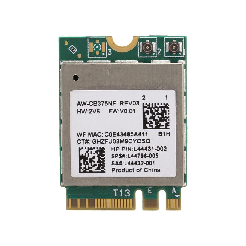 Wifiモジュール 2.4 / 5.0GHz Bluetooth 5.0 M.2NGFFワイヤレスネットワークカードforWindows 10 for Linux for Android