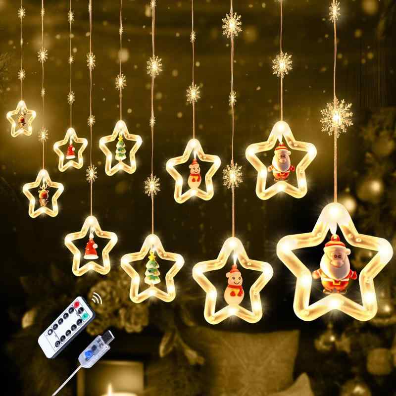 stellarshopのDRERIO クリスマスイルミネーションライトキラキラ｜アングル3