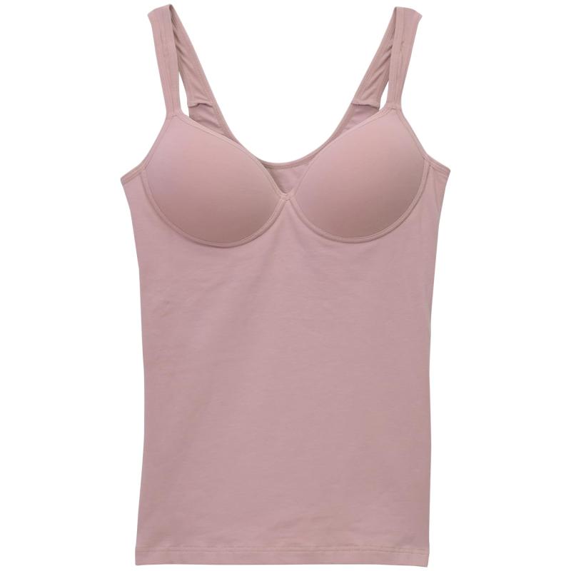 ビー ブイ ディ モールドタンクトップ BVD コットンフィール COTTONFEEL 綿混 ブラトップ レディース