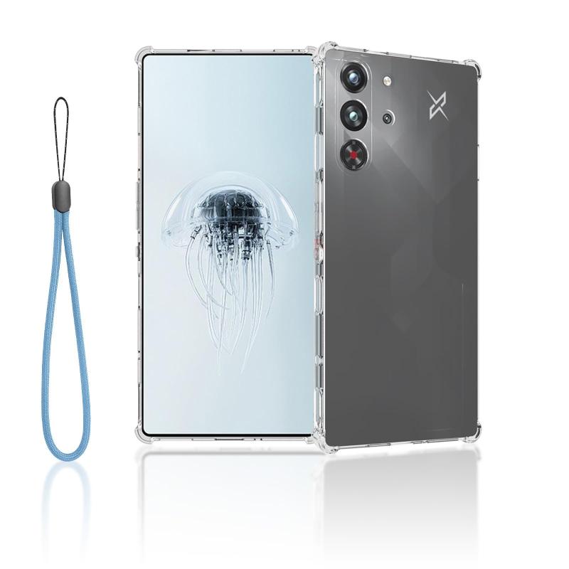 For REDMAGIC 10 Pro/Pro+ ケース 全透明 クリア 保護カバー YANMONGI エアバッグ スマホケース 耐衝撃 TPU バンパー スクリーン & カメラ保護 落下防止 薄型 軽量 全面保護カバー 携帯カバー 黄変防 stellarshop-10298539 stellarshop サンプル画像2