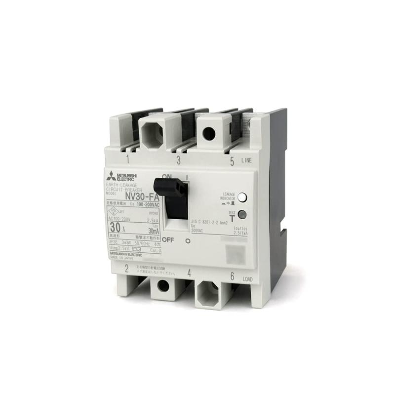 樂天商城 - 三菱電機 NV30-FA 3P 30A 30MA (制御盤用漏電遮断器) (3極) (AC) NN