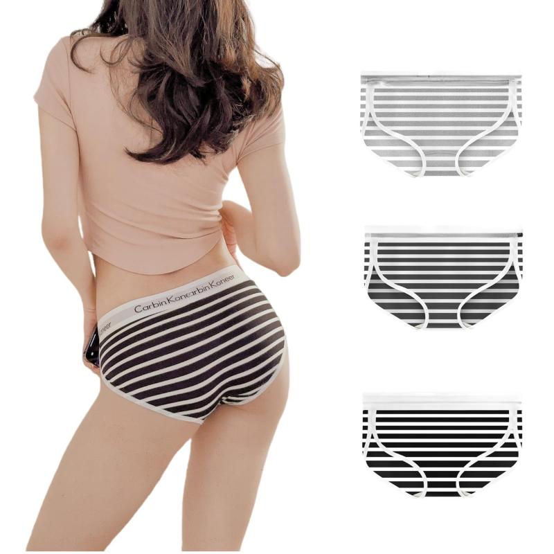 樂天商城 - [ROSE ISLAND] ショーツ レディース 3枚セット 綿100 コットン柔らかい 締め付けない パンツ すっぽりショーツ おしゃれ 20代 30代 40代 女性 下着 美尻ショーツ