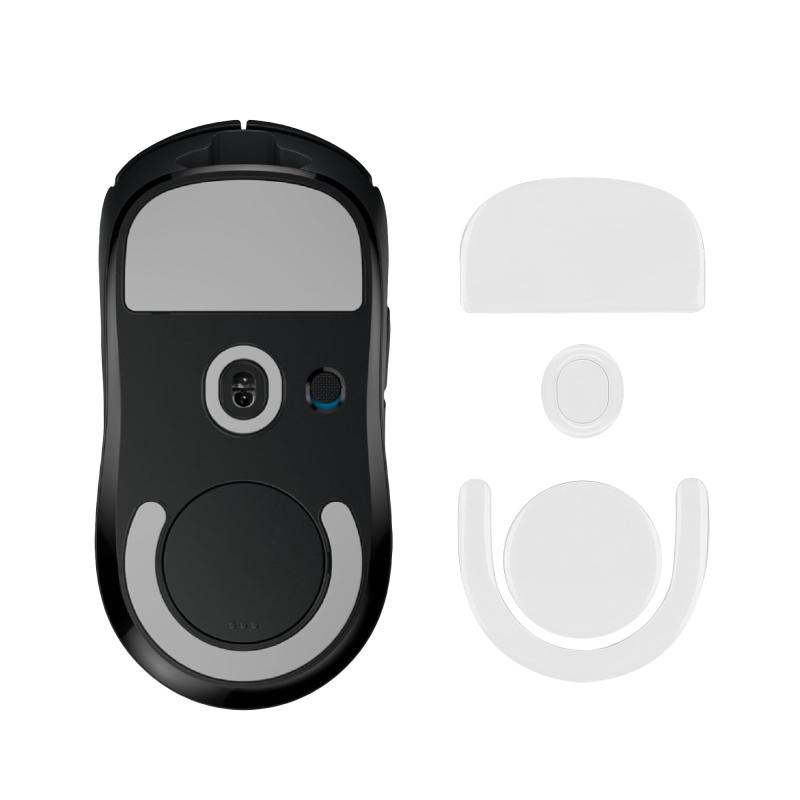 Rakuten - kwmobile マウスフィート 対応: Logitech G PRO X Superlight 2 / Superlight 2 SE マウスソール - 交換用 ステッカー 滑り強化 黒色