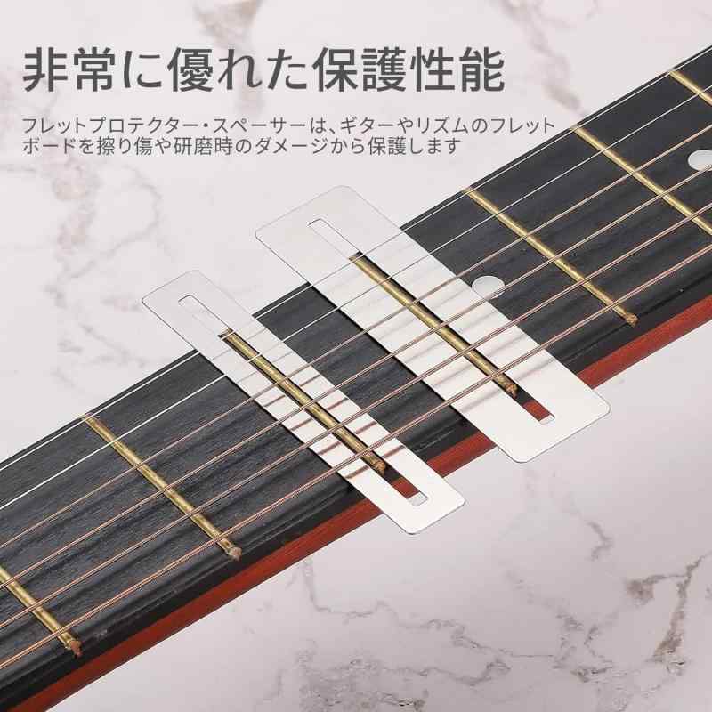 弦高ゲージ ギター 弦高定規 3本セット 弦高測定ツール 指板保護 指板研ぎリペアツール ベース弦 stellarshop-10238069 stellarshop サンプル画像2