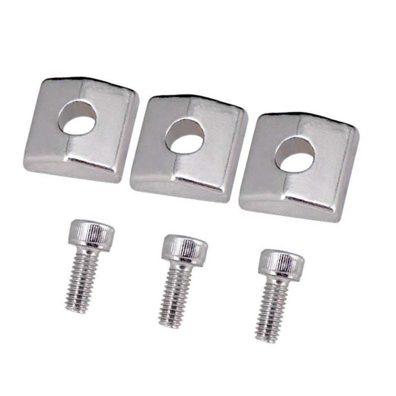 3ピースエレクトリックギターロックナットクランプ＆スクリュースーツトレモロブリッジ交換部品 (シルバー) stellarshop-10238350 stellarshop サンプル画像2