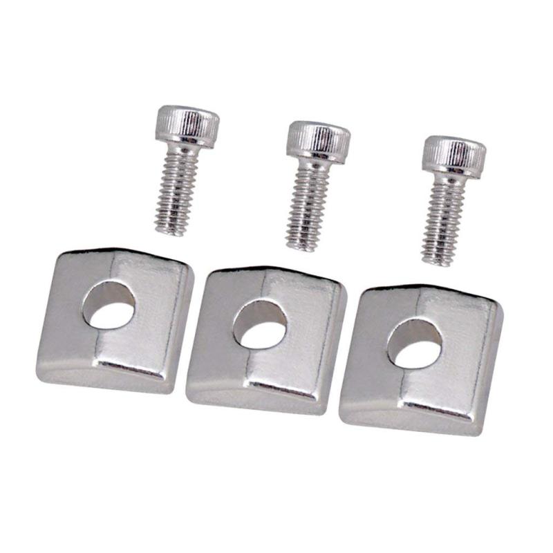 3ピースエレクトリックギターロックナットクランプ＆スクリュースーツトレモロブリッジ交換部品 (シルバー) stellarshop-10238350 stellarshop サンプル画像3
