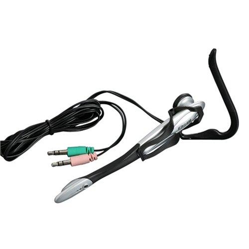 iBUFFALO ヘッドセット 片耳 イヤークリップタイプ シルバー BSHSE01SV