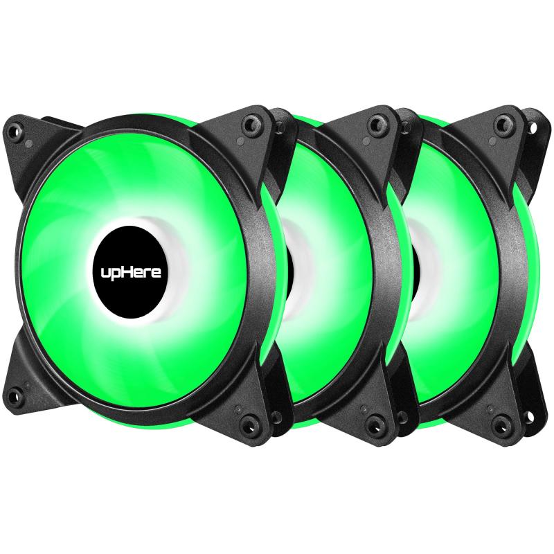 Novonest 120mm 冷却ファン PCケース用 静音タイプ 25mm厚 3PIN 1200rpm±10% 3本