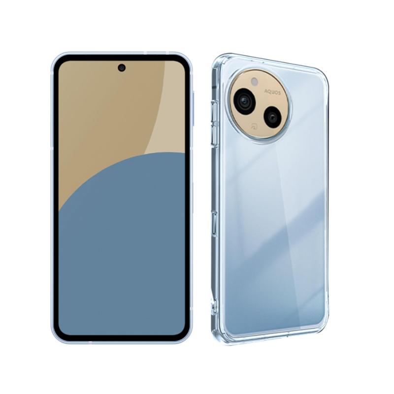AQUOS sense9 SH-53E SHG14 SH-M29 ケース TPU 透明保護ソフト シリコンケース 薄型 上質TPU クリア 全透明、耐衝撃、汚れ防止、 耐水、防指紋散熱加工の超薄型、最軽量 stellarshop-10298735 stellarshop パッケージ画像